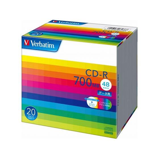 バーベイタム データ用CD-R 700MB 48倍速 20枚 データ用ＣＤ−Ｒ ＣＤ−ＲＷ データ用...