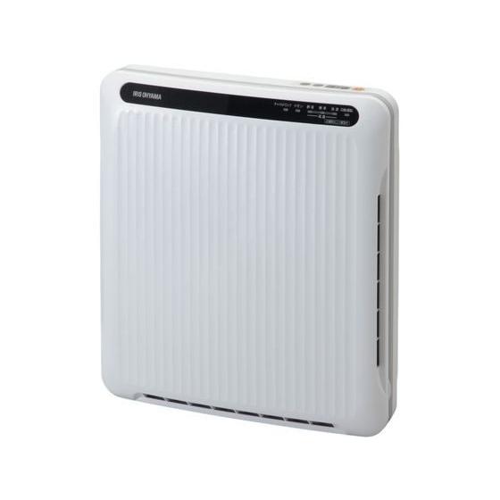 アイリスオーヤマ 空気清浄機 ホコリセンサー付 ホワイト グレー PMAC-100-S 空気清浄機 ...