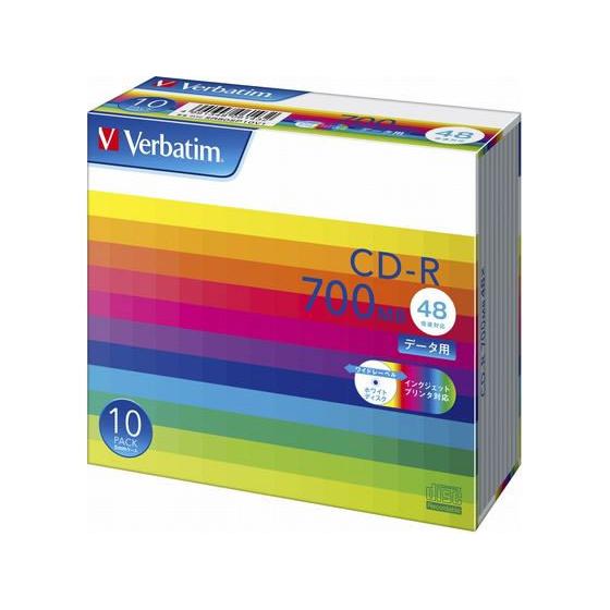 バーベイタム データ用CD-R 700MB 48倍速 10枚 データ用ＣＤ−Ｒ ＣＤ−ＲＷ データ用...