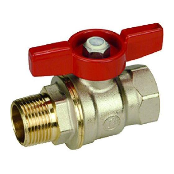 【お取り寄せ】GIACOMINI DADO ボールバルブ メスxオス 1／4 R914X021 バル...