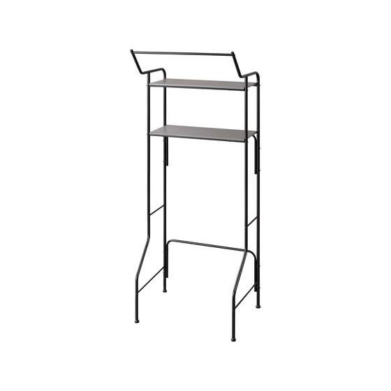 【お取り寄せ】アイリスオーヤマ スタイルランドリーラック ハンガーバー付ブラック HSLR-695R...