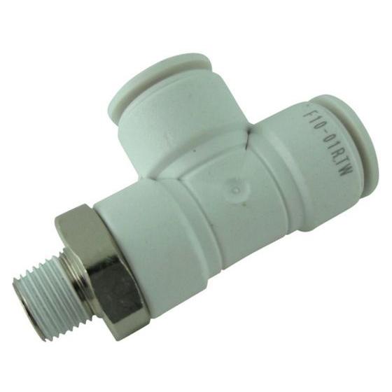 【お取り寄せ】チヨダ ファイブメイルランティ W(白)10mm・R1／8 F10-01RTW 汎用管...