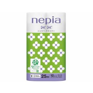 ネピネピ トイレットロール ダブル (25m×12ロール) 無香料