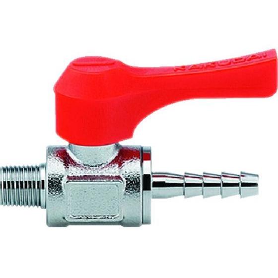 【お取り寄せ】カクダイ ミニチュアボールバルブ 呼び径(A)R1／8 全長57.4 オレンジ 651...