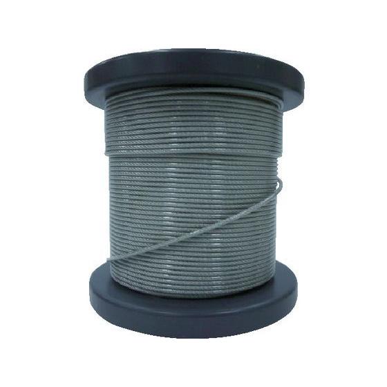 【お取り寄せ】O.C.R SUSワイヤロープ1.50／1.80mm 7×7 50m巻コート付(クリア...