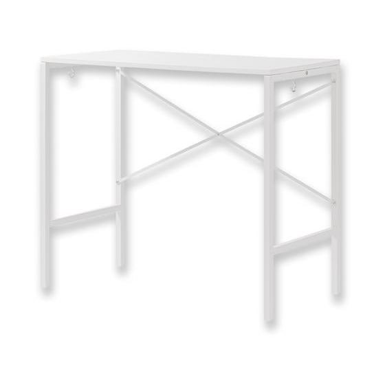 【お取り寄せ】アスカ シンプルデスク ホワイト SDK80W 平机 木製デスク ワゴン オフィスデス...