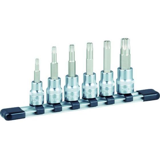 【お取り寄せ】TONE トルクスソケットセット(いじり防止タイプホルダー付) 6pcs HTX306...