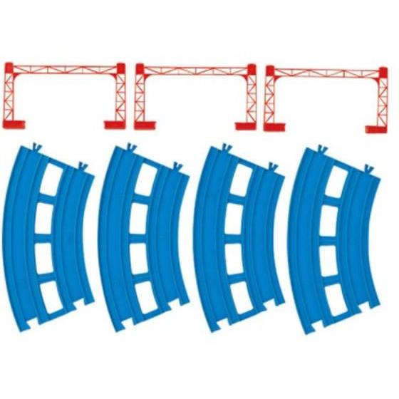 プラレール 複線曲線レール 4本入 R-05 プラレール レール 情景 おもちゃ ホビー ゲーム 誕...