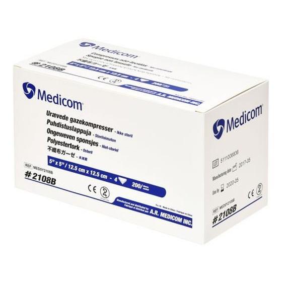 【お取り寄せ】【一医1】ARメディコム メディコム不織布ガーゼBOX 12.5x12.5cm 210...