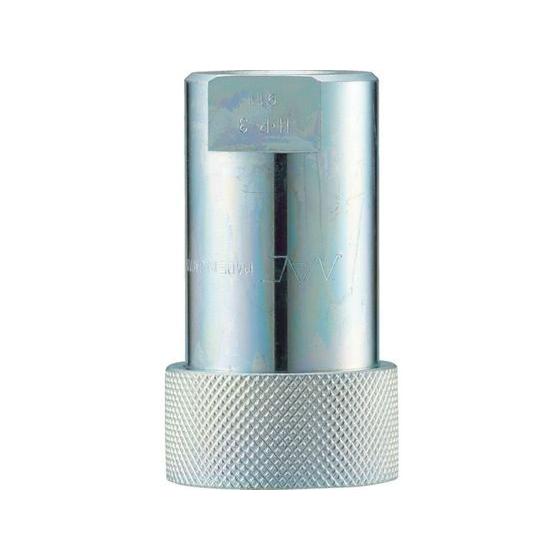 【お取り寄せ】ナック クイックカップリング HP型 特殊鋼製 高圧タイプ オネジ取付用 両路開閉型 ...