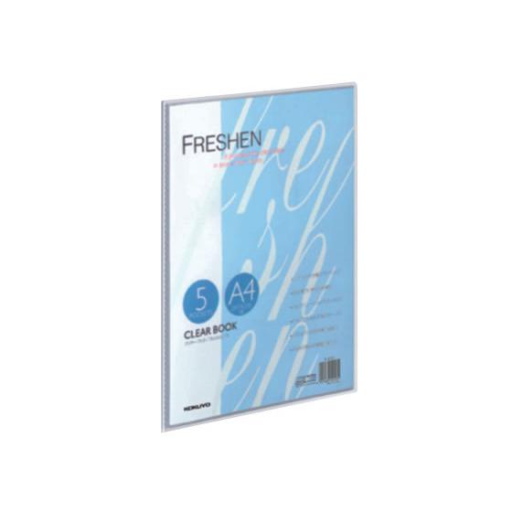 コクヨ クリヤーブック〈フレッシェン〉固定式 A4 5ポケット 透明 ラ-S10T Ａ４ 固定式クリ...