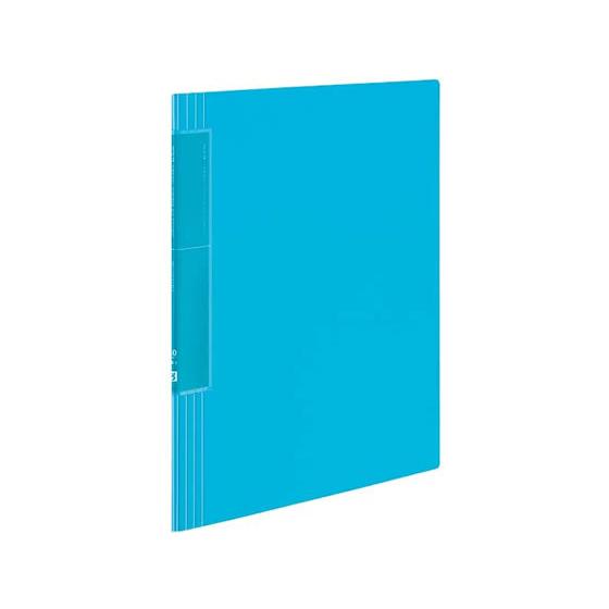 コクヨ クリヤーブック〈ノビータ〉ウェーブカットA4 20P ライトブルー Ａ４ 固定式クリヤーファ...