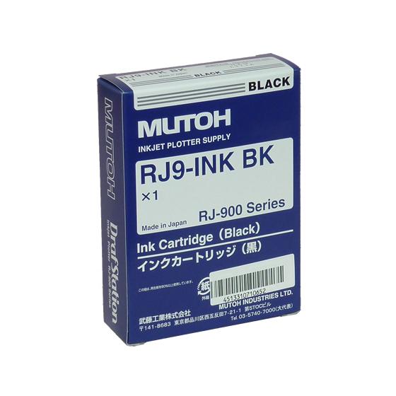 ムトウ インクカートリッジ ブラック RJ9-INKBK インクジェットカートリッジ インクカートリ...