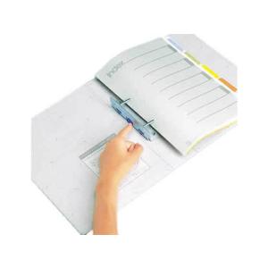 ライオン事務器 パイプ式ファイル両開き A4タ...の詳細画像1