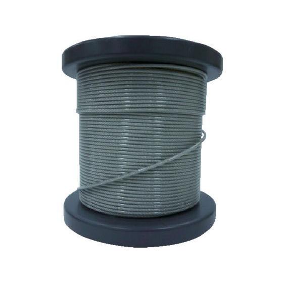 【お取り寄せ】O.C.R SUSワイヤロープ2.00／2.30mm 7×7 50m巻コート付(クリア...