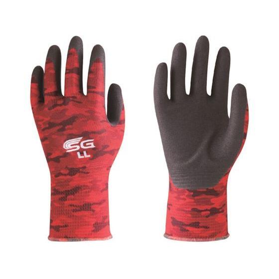 【お取り寄せ】トワロン ニトリル背抜き手袋 SG-A001 ミリタリーレッド LL 背抜き手袋 軍手...