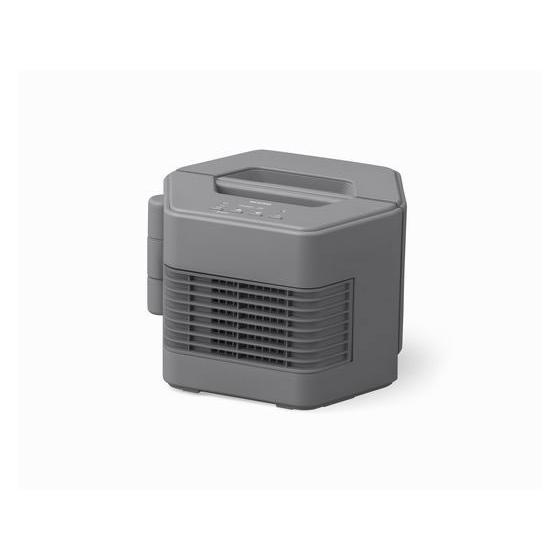 アイリスオーヤマ セラミックファンヒーター ツインセラ グレー ACH-MN12A-H 電気ストーブ...