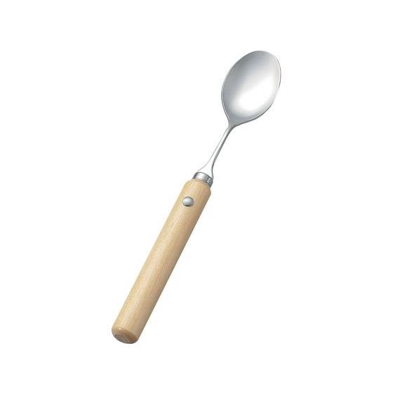 【お取り寄せ】斉藤工業 木製 丸 ハンドル スプーン 小(R-10) 6539800 スプーン カト...