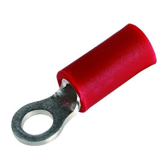 【お取り寄せ】TRUSCO 絶縁被覆付圧着端子 ストレート形 丸形(100個入) T-RAV1.25...