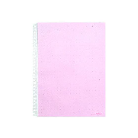 キングジム カラーベースポケット A4タテ 30穴 赤 10枚 103CP-R Ａ４ 多穴 替紙 シ...