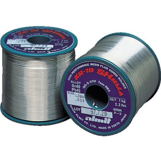 【お取り寄せ】アルミット 鉛入りやに入りはんだ KR-19 SH RMA 1.6mm KR19SHR...