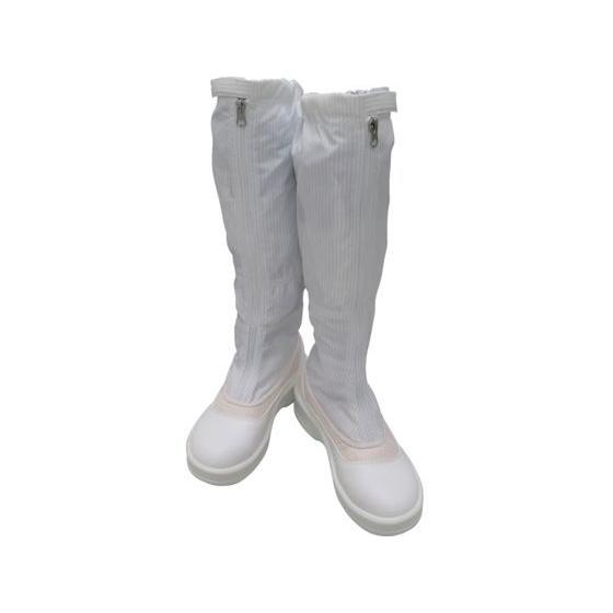【お取り寄せ】ゴールドウイン 静電安全靴ファスナー付ロングブーツ ホワイト 28.0cm PA985...