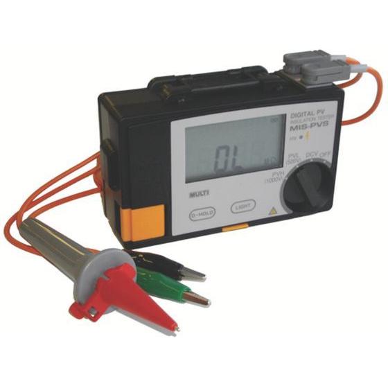 【お取り寄せ】マルチ 太陽電池パネル対応絶縁抵抗計 MIS-PVS 電気測定 測定 作業