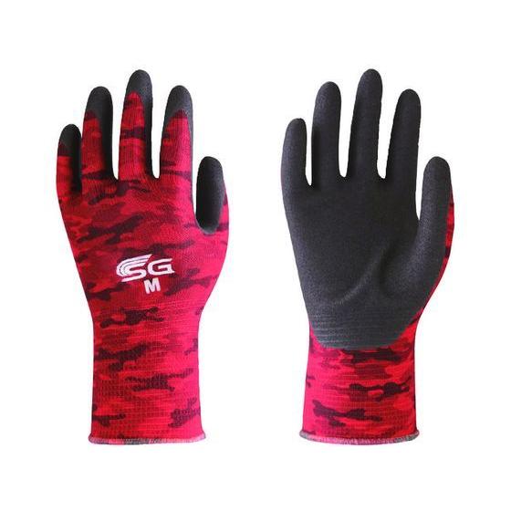 【お取り寄せ】トワロン ニトリル背抜き手袋 SG-A001 ミリタリーレッド M SG-A001-M...