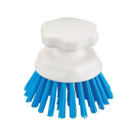 【お取り寄せ】コンドル HGハンドブラシ丸型 青 CL614-000X-MB-BL タワシ ブラシ ...