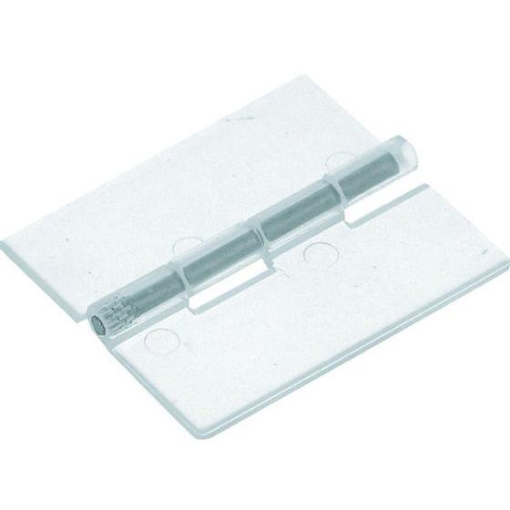 【お取り寄せ】TRUSCO 樹脂蝶番 50×35 透明 2個入 SH5035-TM 扉 外装部品 機...