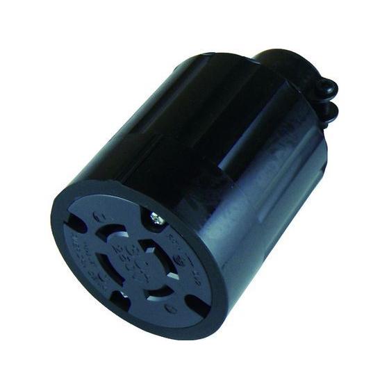 【お取り寄せ】アメリカン電機 引掛形 ゴムコネクタボディ 接地3P30A250V 4324R コネク...