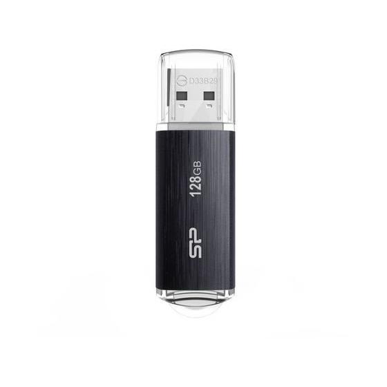 【お取り寄せ】シリコンパワー USBメモリ BlazeB02 128GB ブラック SPJ128GU...