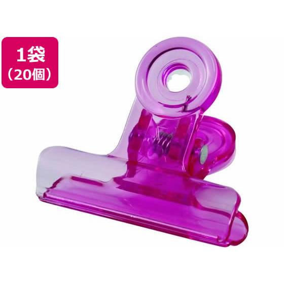 【お取り寄せ】TRUSCO ポリカクリップ 38MM 赤(20個入) PC20-R 目玉クリップ 留...