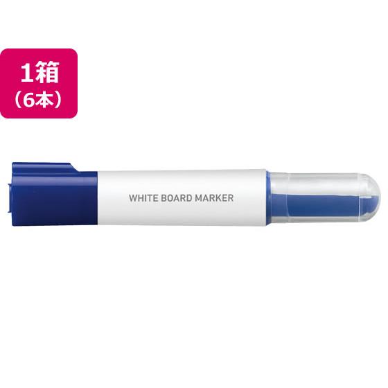 【お取り寄せ】コクヨ 直液 ボードマーカー 中字 青 6本パック PM-BF502BX6 青 ブルー...
