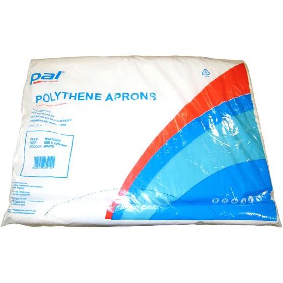【お取り寄せ】Pal 使い捨て エプロン 胸当付 100枚入 R94110 PE製 紙エプロン 紙ナ...