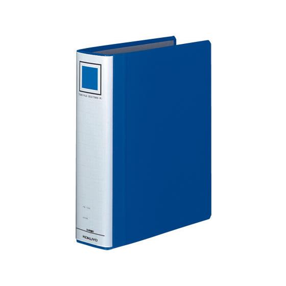 コクヨ チューブファイル〈エコツインR〉B5タテとじ厚50mm 青 パイプファイル 2つ穴ファイル ...