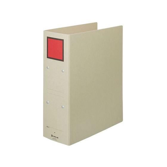 キングジム 保存ファイル A4タテ とじ厚80mm スクエア赤 4378-R Ａ４ 保存用ファイル ...