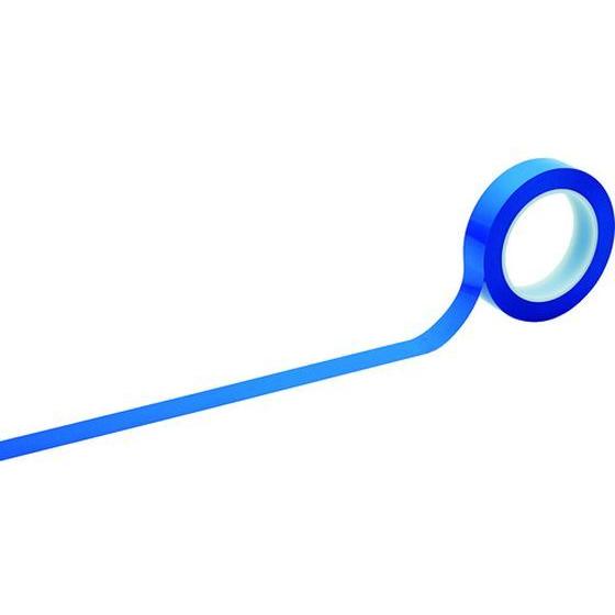 【お取り寄せ】緑十字 クリーンルーム用ラインテープ 青 25mm幅×33m PET+PVC ラインテ...