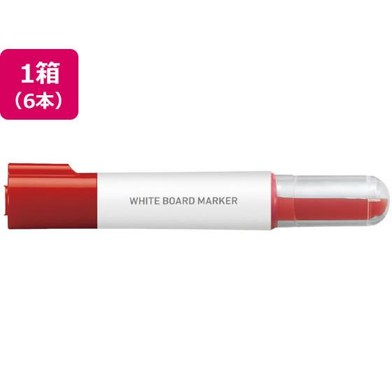 【お取り寄せ】コクヨ 直液 ボードマーカー 中字 赤 6本パック PM-BF502RX6 赤 レッド...