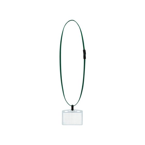 【お取り寄せ】コクヨ 吊下げ名札 名刺・IDカード チャック付 緑 10個 吊り下げ式ソフトタイプ ...