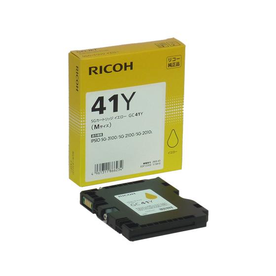 リコー SGカートリッジ Mサイズ イエロー GC41Y 515810 リコー ＲＩＣＯＨカラー イ...