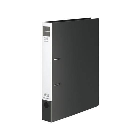 コクヨ リングファイル〈スリムスタイル〉 A4タテ 背幅42mm ダークグレー Ａ４ 丸型２穴リング...