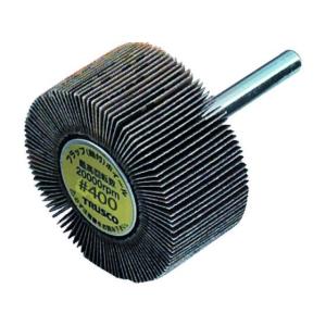 TRUSCO/フラップホイール 外径25×幅25×軸径6  #400