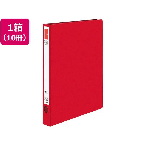 コクヨ リングファイル〈ER〉PP A4タテ 背幅29mm 赤 10冊 Ａ４ 丸型２穴リングファイル...
