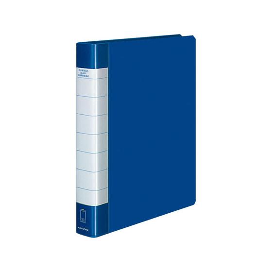 コクヨ クリヤーブック〈タフボディ〉A4 30穴 背幅38mm 青 Ａ４ 差替式クリヤーファイル