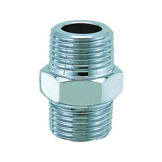 【お取り寄せ】カクダイ ニップル(クローム) 6128AY-13 継手 パイプ 水道 空調配管用工具...