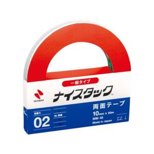 ニチバン 再生紙両面テープ ナイスタック レギュラーサイズ NW-10 一般両面テープ 両面テープ 粘着テープ 梱包
