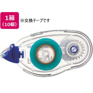 トンボ鉛筆 ピットテープ PN-MS8.4用詰め替え 10個 PR-MS8.4 まとめ買い 箱買い 買いだめ 買い置き 業務用 詰替え テープのり用 のり 接着剤 切る｜JetPrice