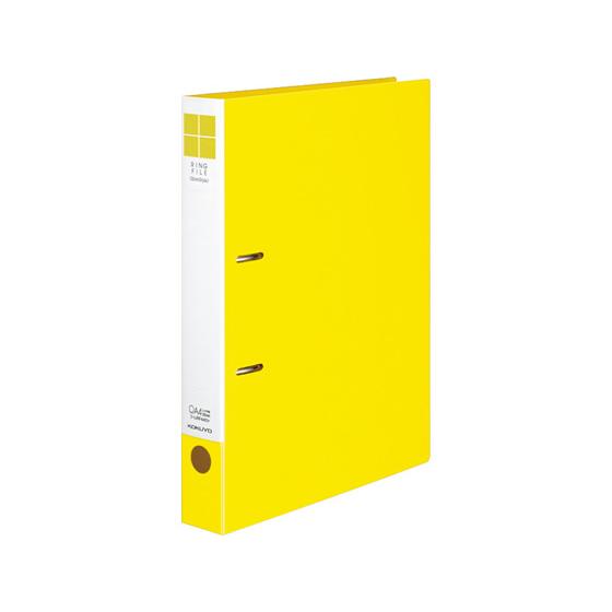 コクヨ リングファイル〈スリムスタイル〉 A4タテ 背幅42mm 黄 Ａ４ 丸型２穴リングファイル ...