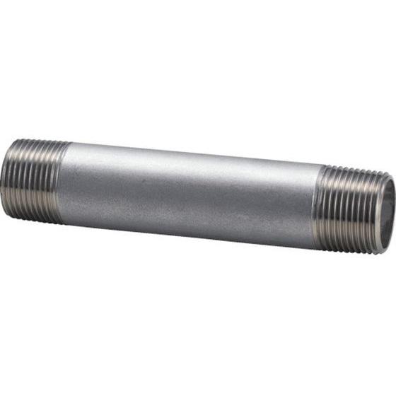 【お取り寄せ】イノック 両長ニップル L100mm 呼び径(A)8 304NL8AX100L 継手 ...